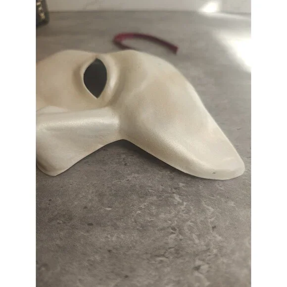 Vintage Broadway Phantom Of The Opera Mask 1988 SIGNED Franc D'Ambrosio W/ Box - Picture 8 of 12